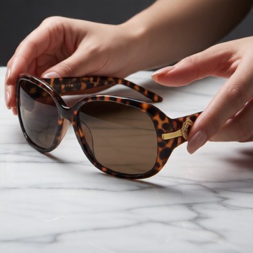 Tortoiseshell Frame Sunglasses