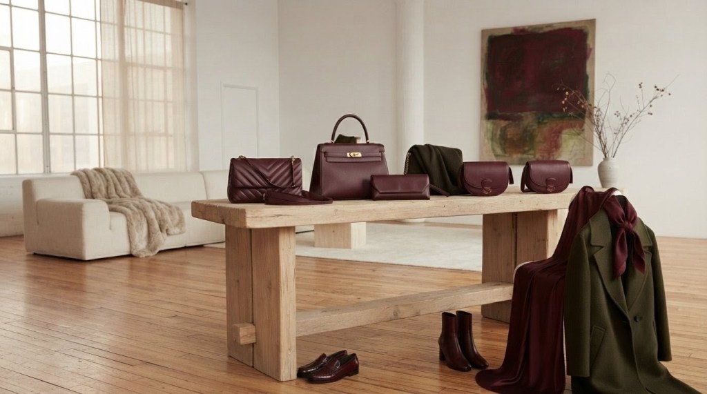 Dramatic Burgundy