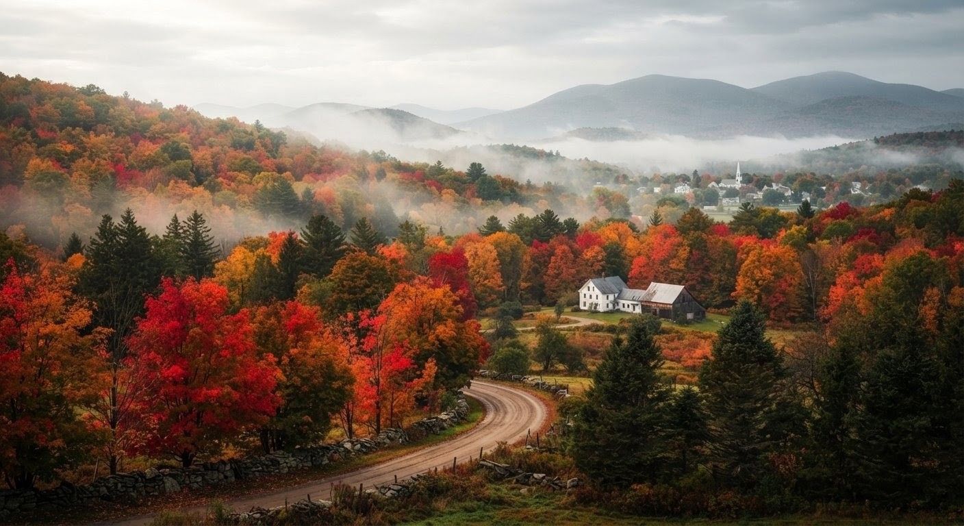 Vermont Autumn Landscape