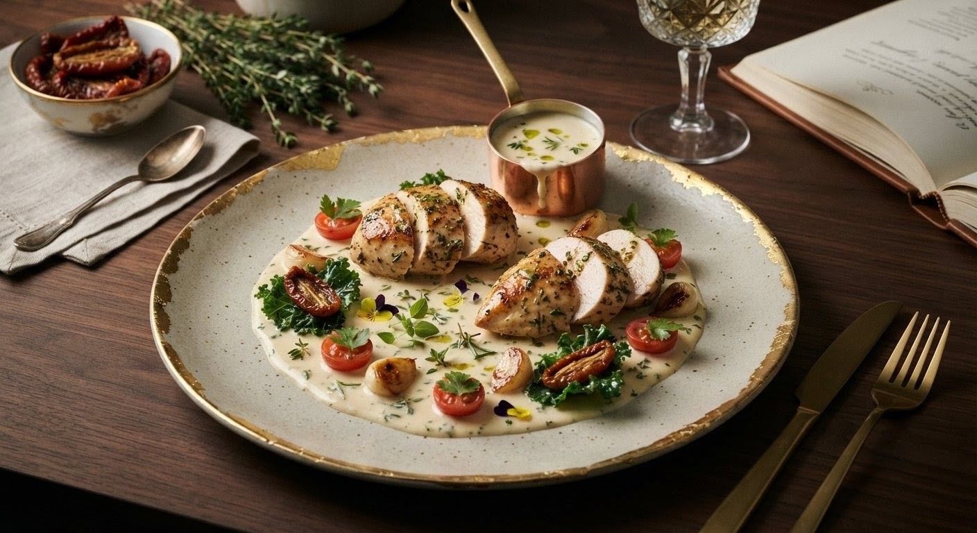 Creamy Garlic Herb Tuscan Chicken